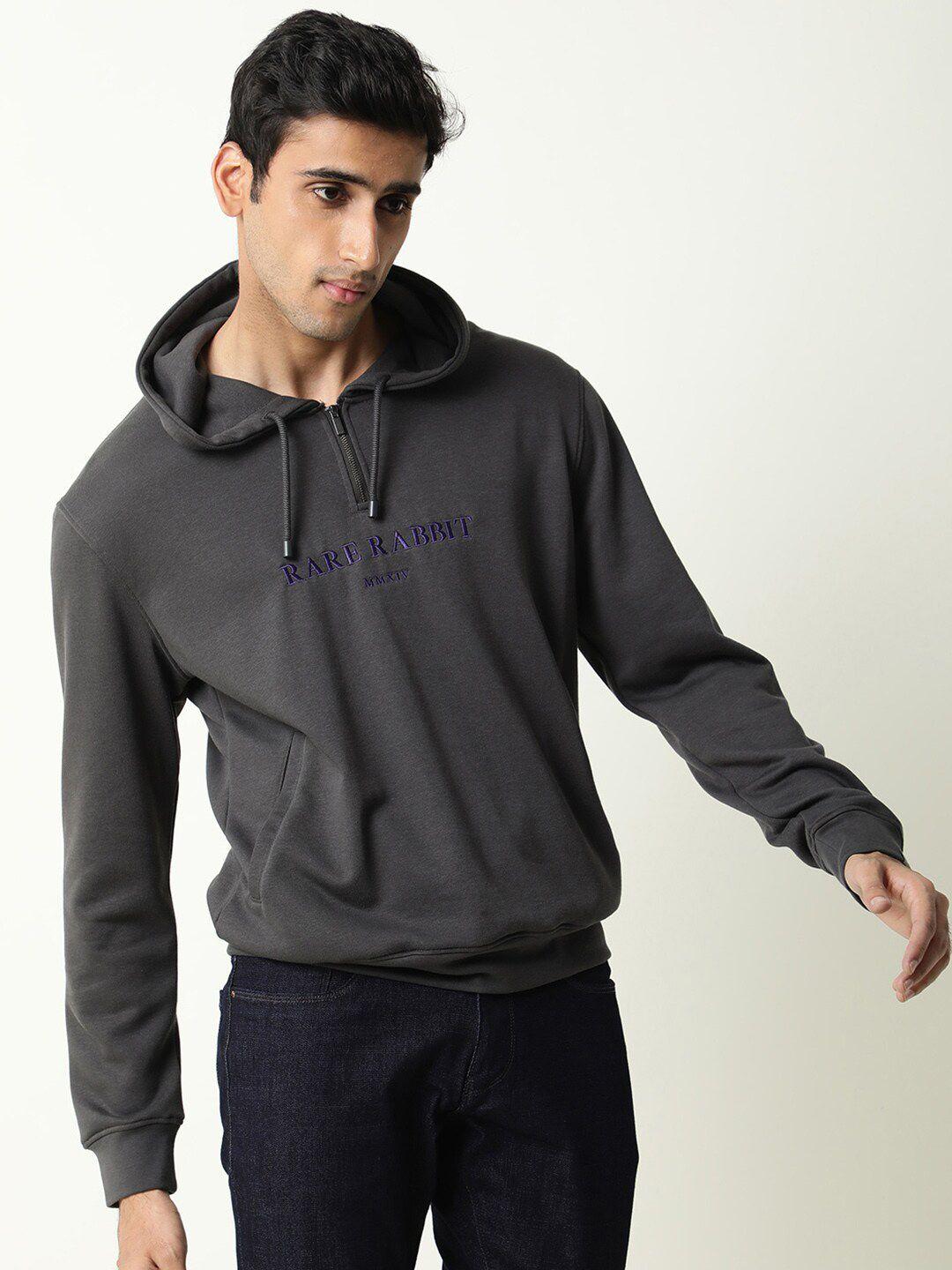 rare rabbit men grey sweatshirt