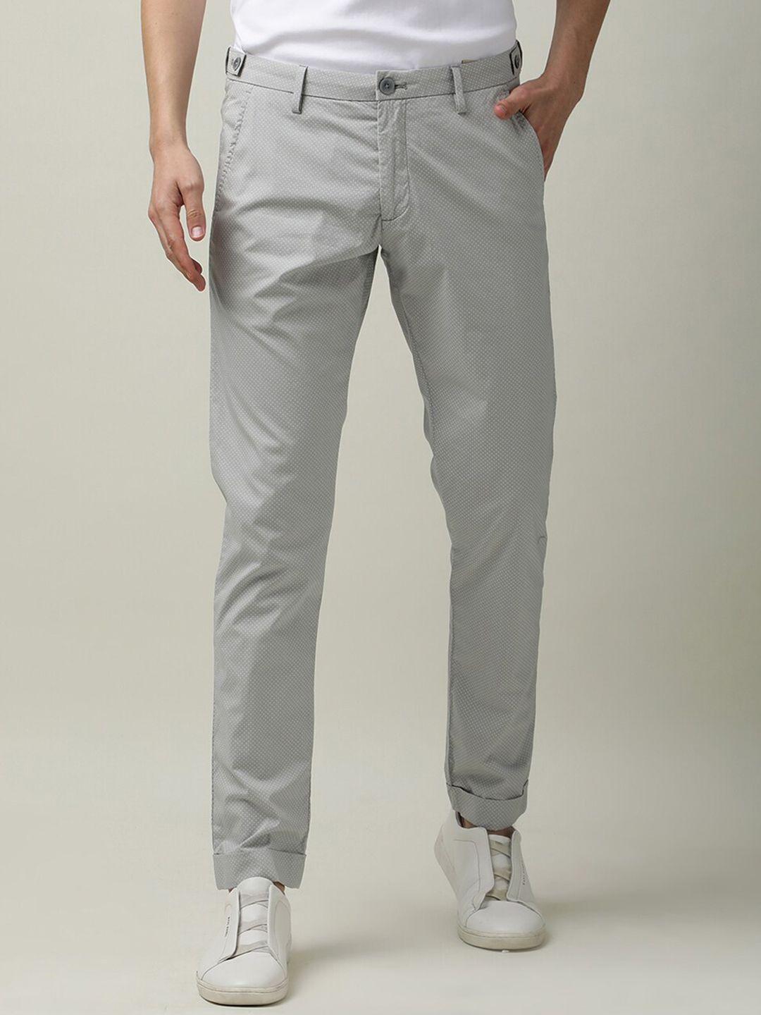 rare rabbit men mid-rise slim fit chinos trousers