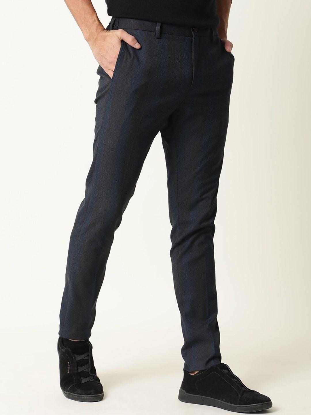 rare rabbit men mid-rise slim fit trousers