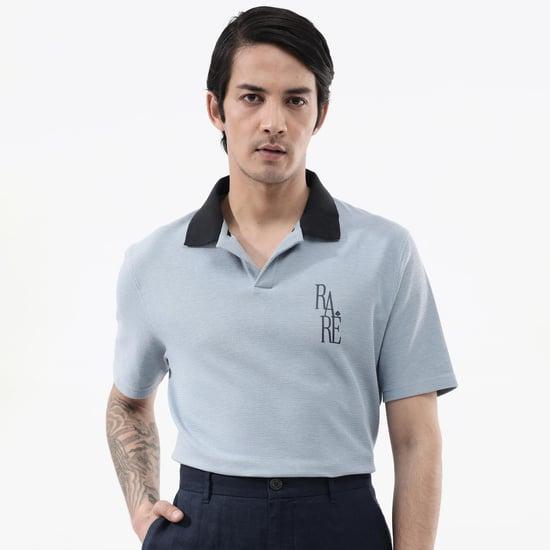 rare rabbit men patterned polo t-shirt