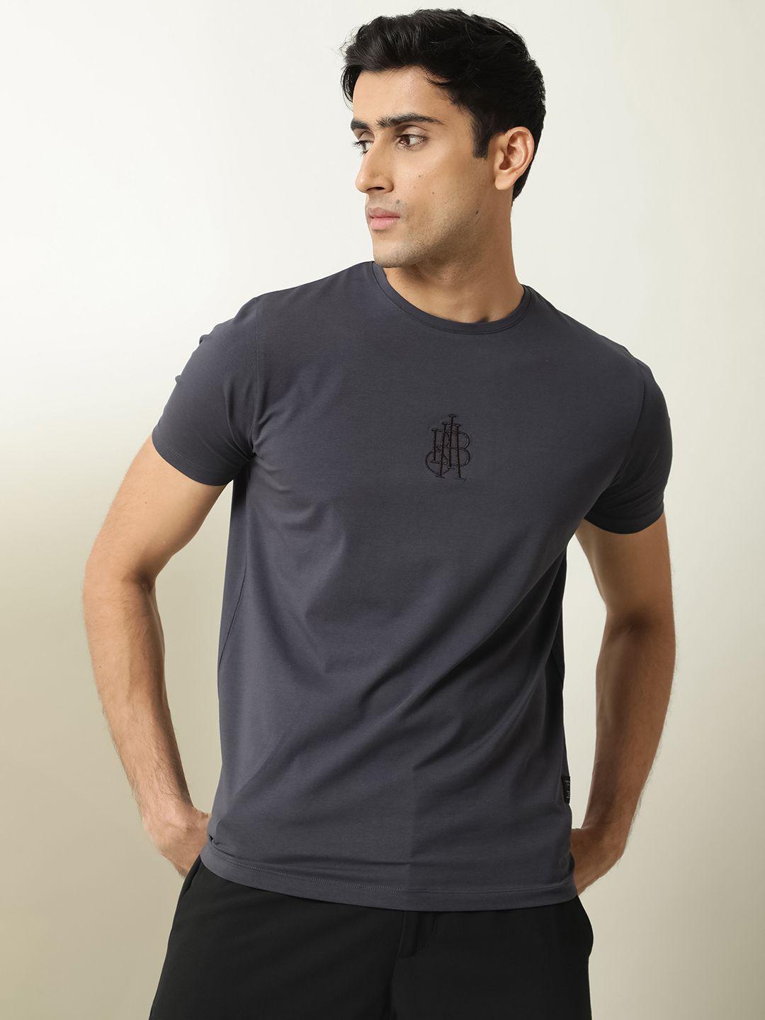 rare rabbit men round neck cotton t-shirt