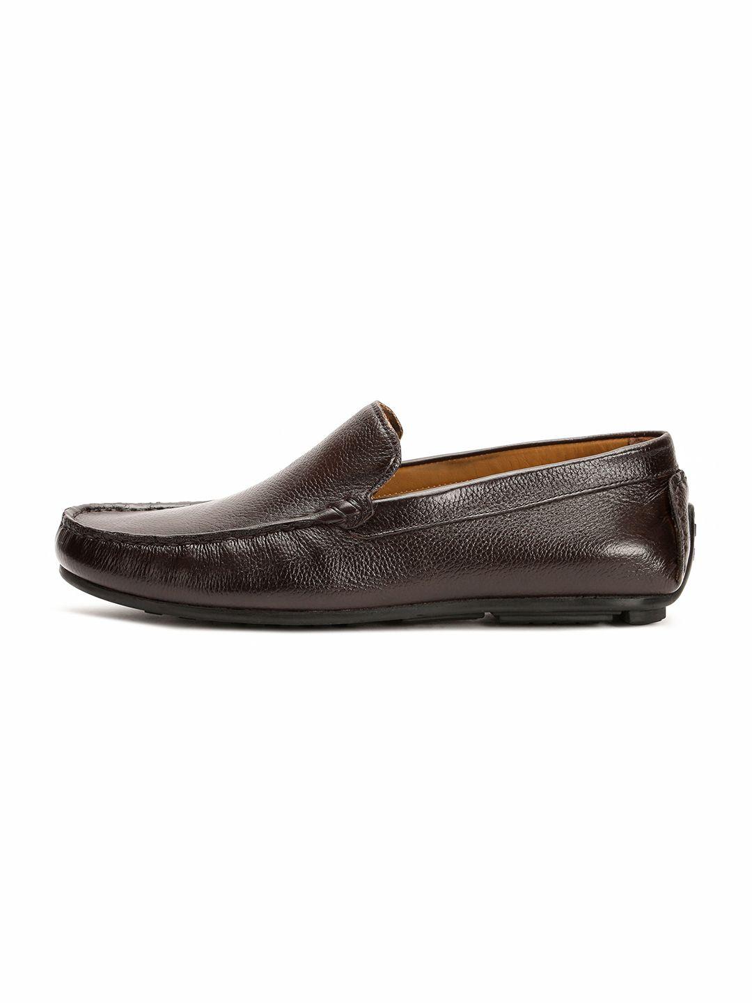 rare rabbit men textured leather loafers