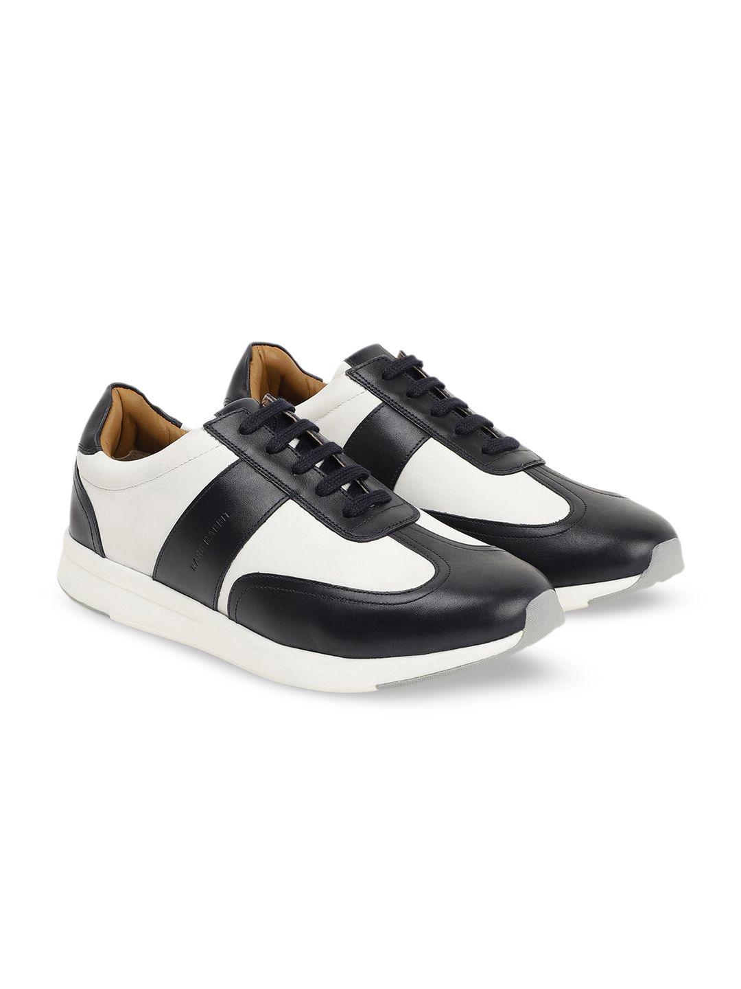 rare rabbit men tom colourblocked leather sneakers