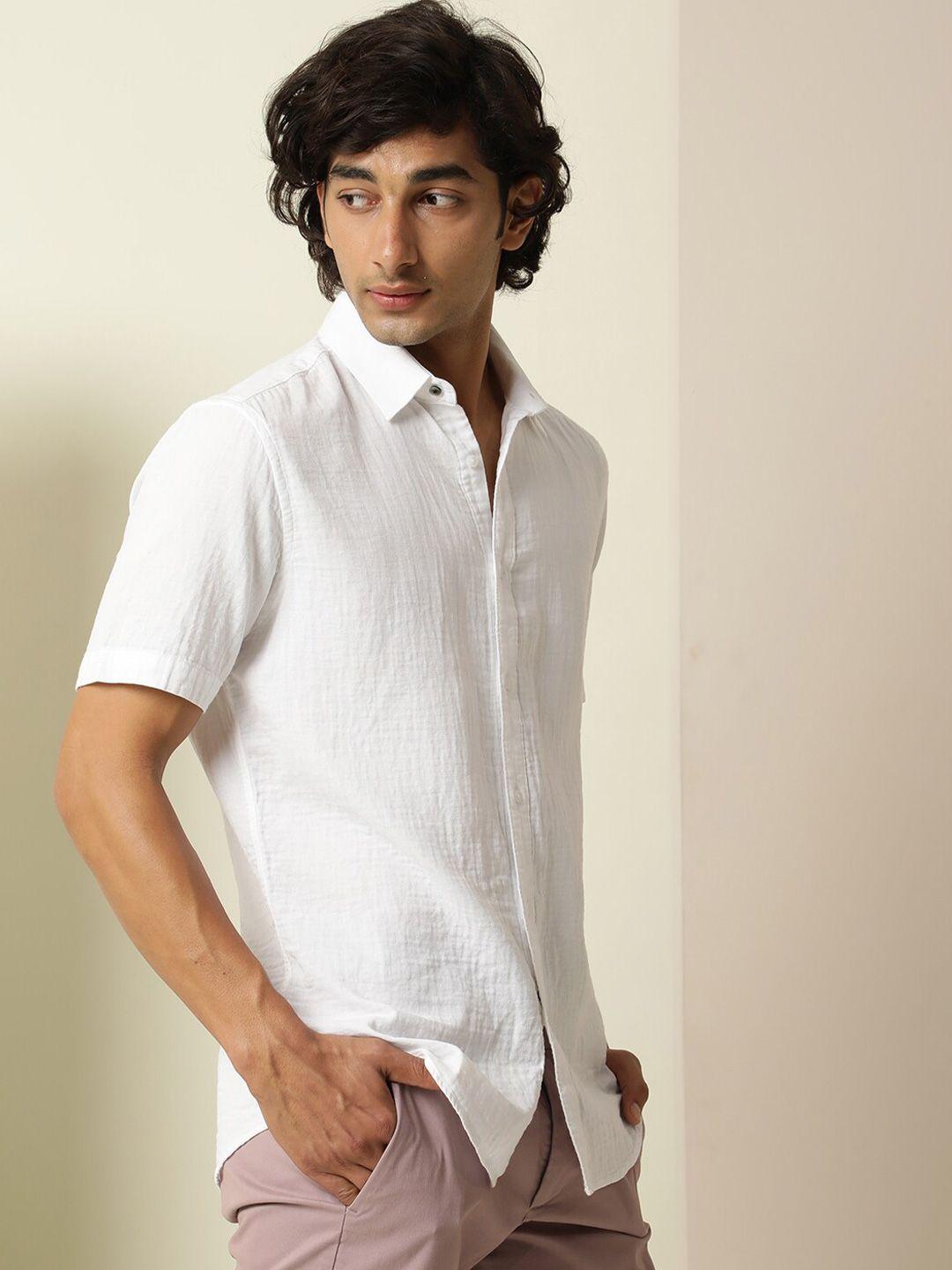 rare rabbit slim fit cotton casual shirt