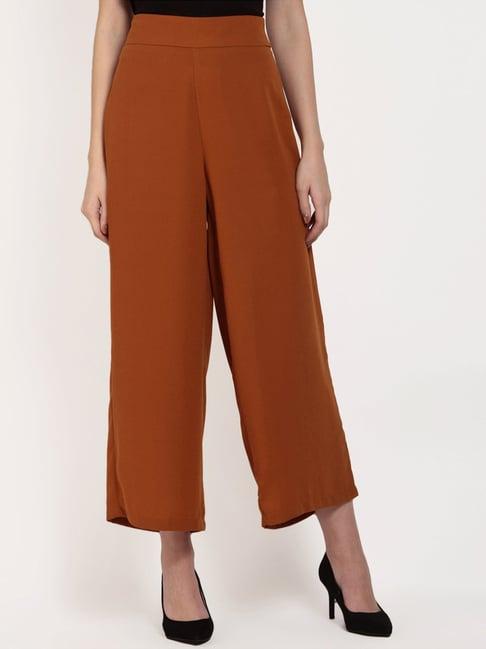 rare rust high rise trousers