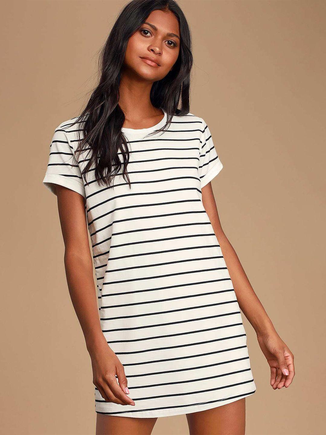 rare striped t-shirt mini dress