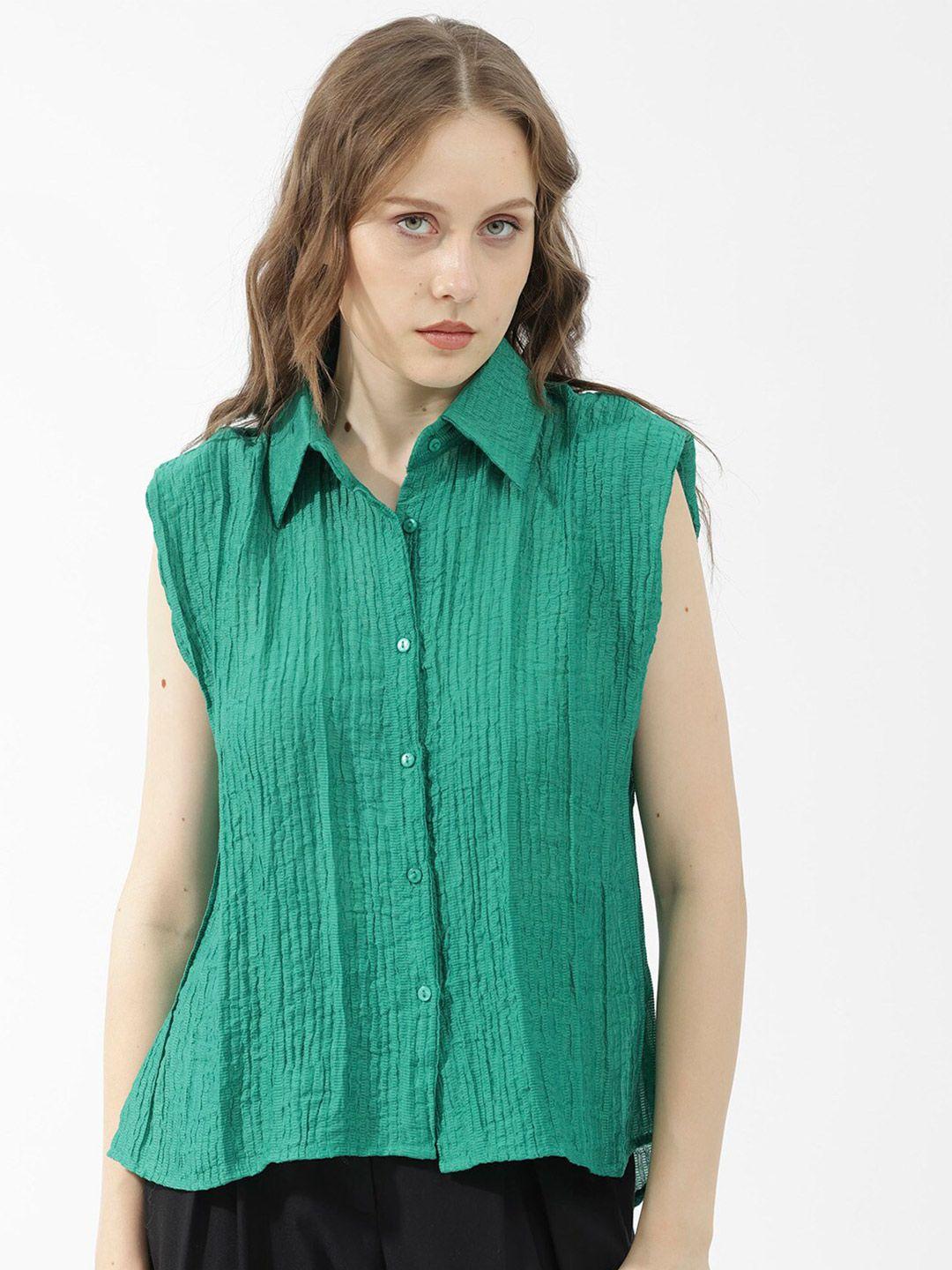 rareism extended sleeves shirt style top
