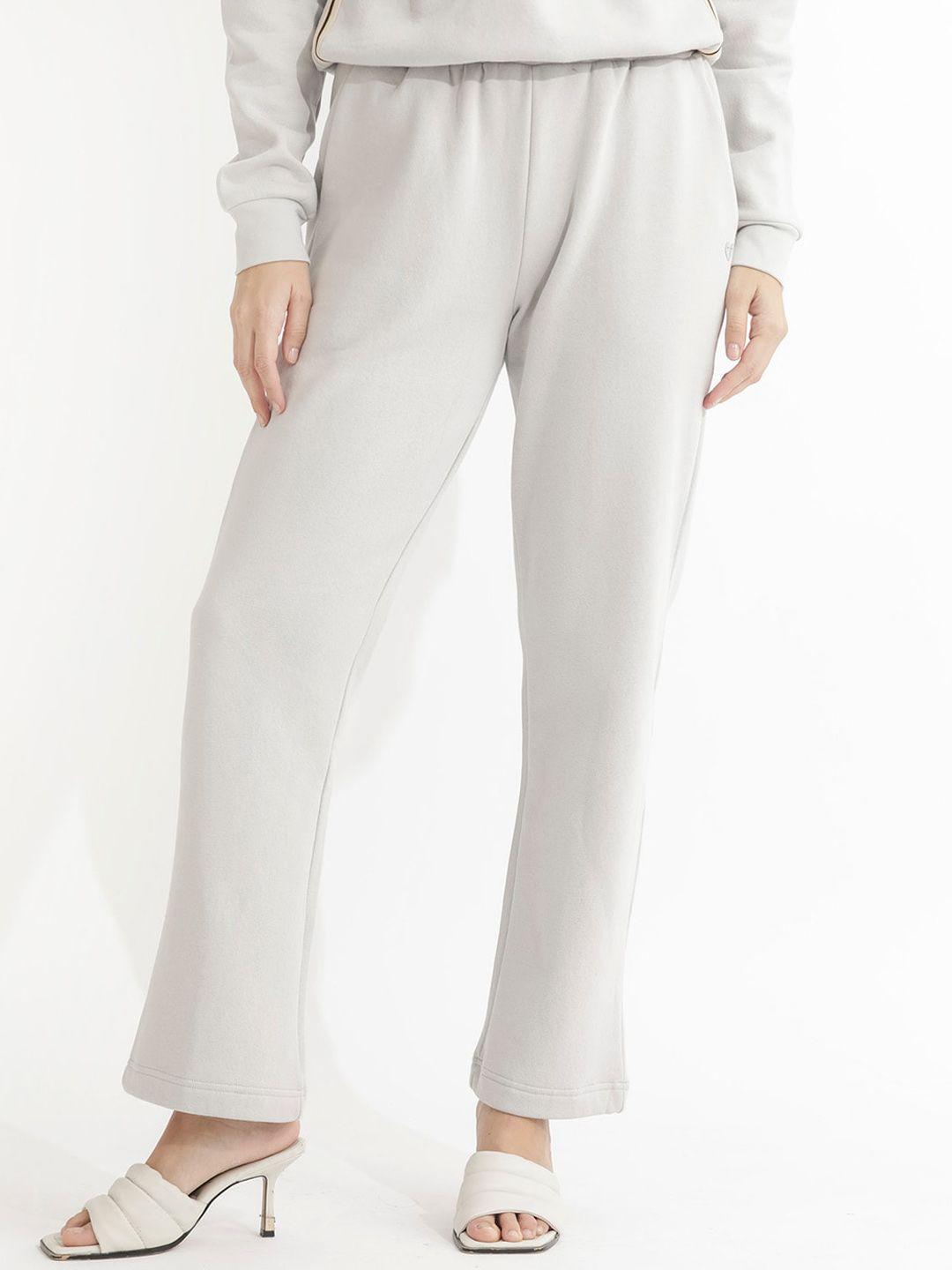 rareism women slim-fit cotton trousers