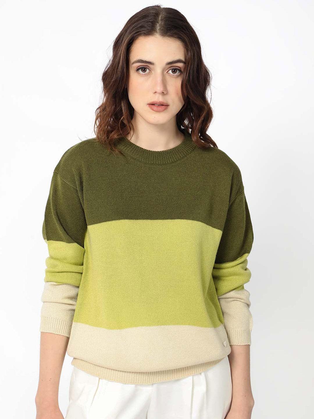 rareism colourblocked cotton pullover