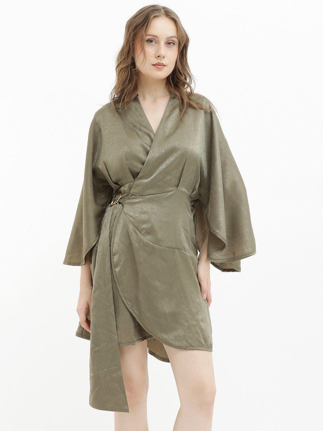 rareism flared sleeve dress