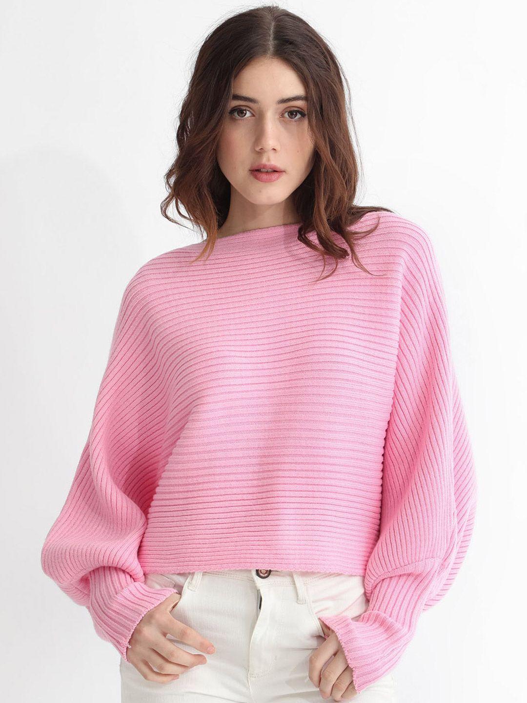 rareism striped cotton pullover