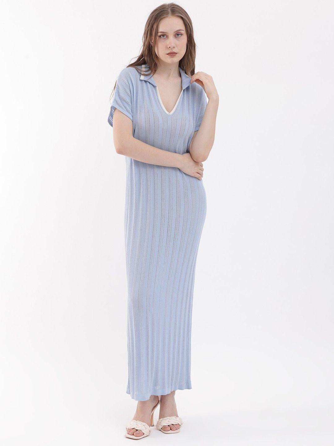 rareism striped maxi dress