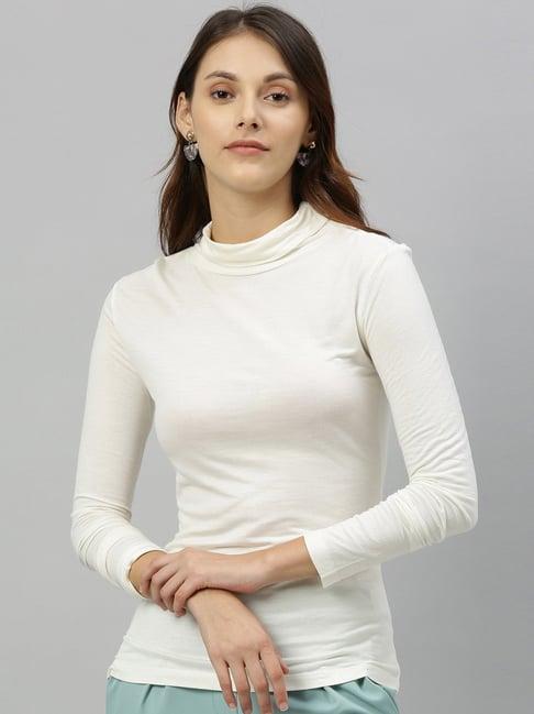 rareism white regular fit top