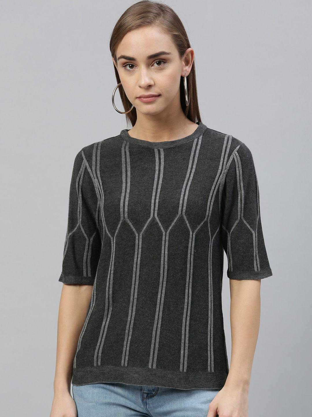 rareism women black printed top