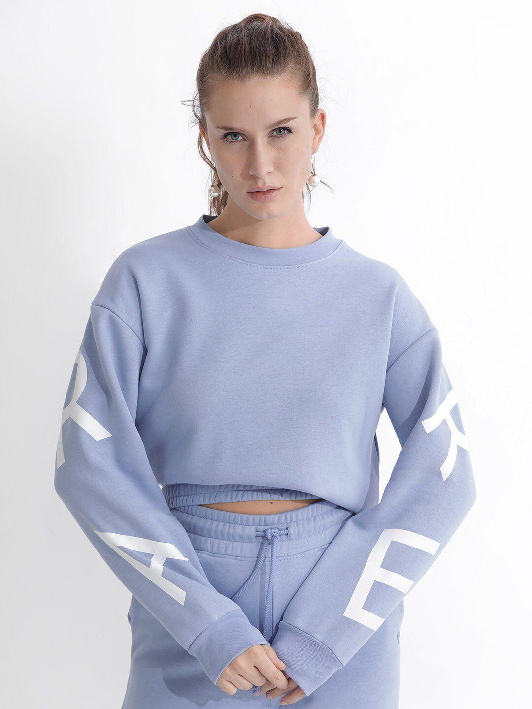 rareism women blue sweatshirt