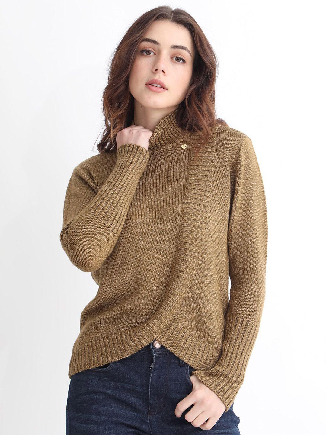 rareism women brown pullover