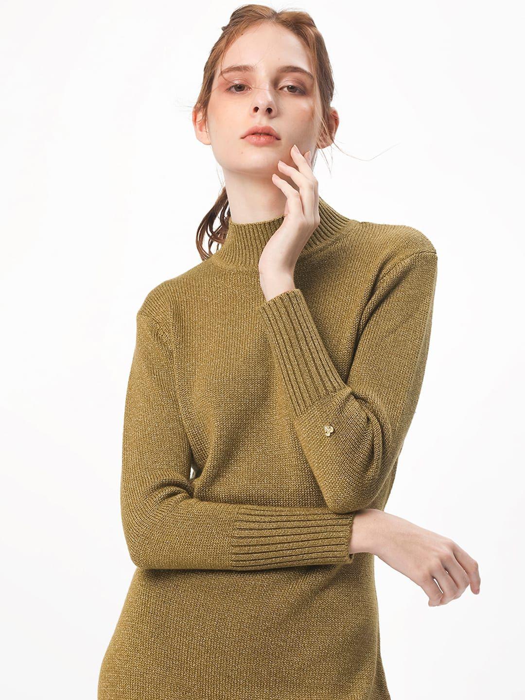 rareism women gold-toned longline pullover
