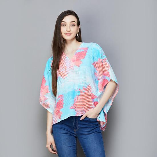 rareism women printed kaftan top