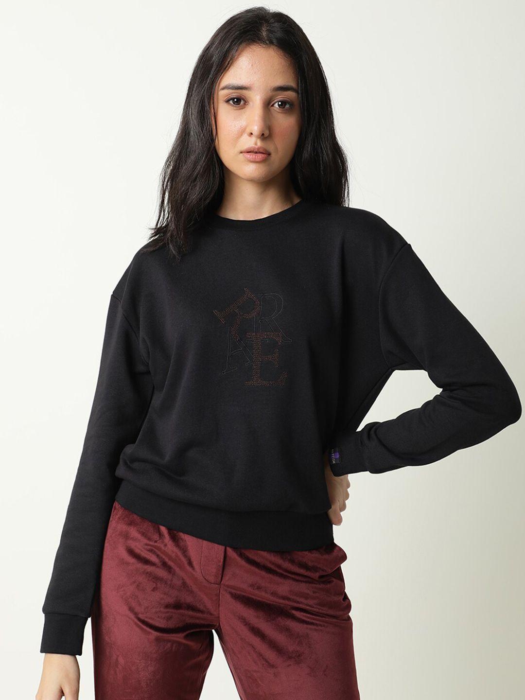 rareism women printed sweatshirt