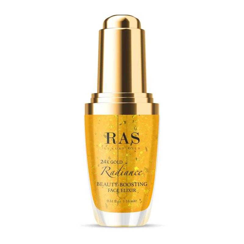 ras luxury oils 24k gold radiance beauty boosting face elixir
