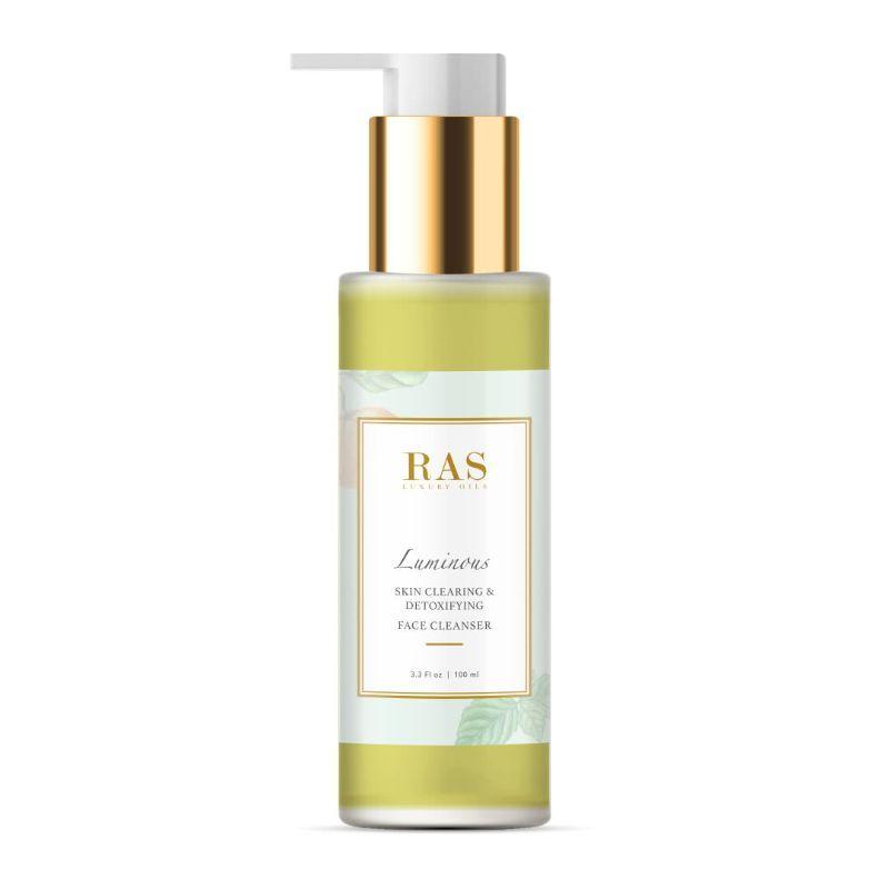ras luxury oils luminous skin clearifying & detoxifying face cleanser