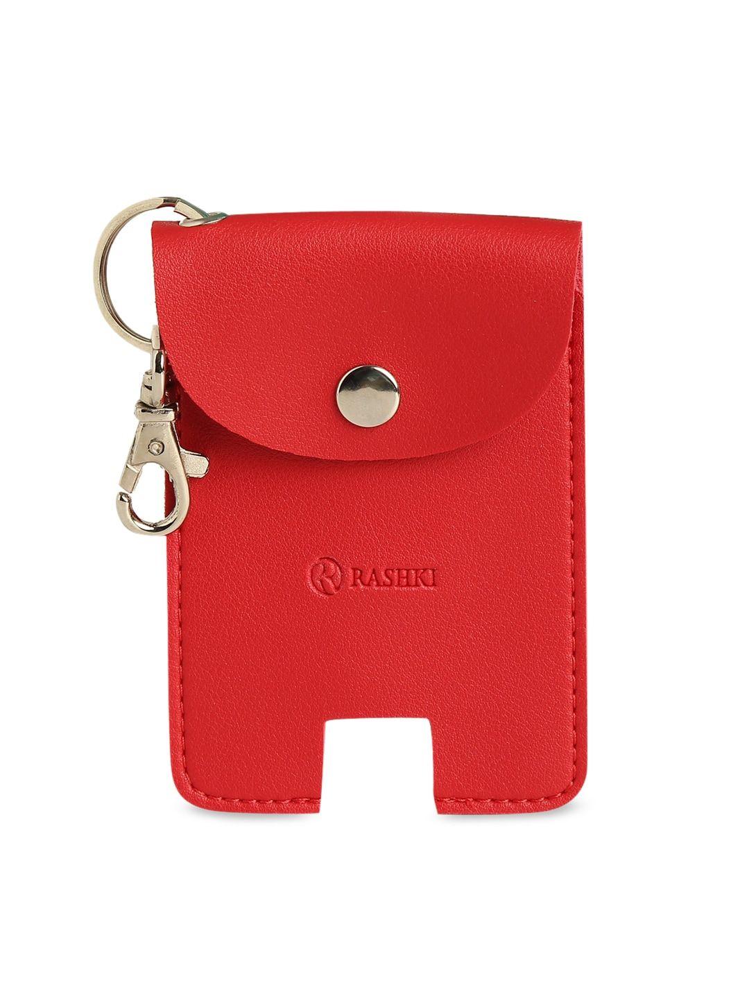 rashki red solid mars sustainable sanitizer case