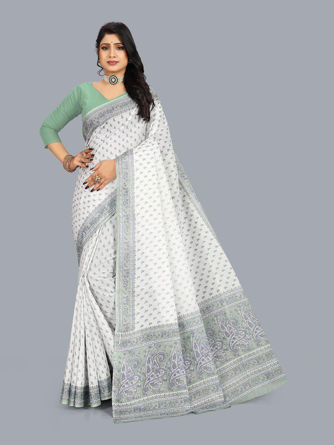 ratan ethnic printed pure cotton saree