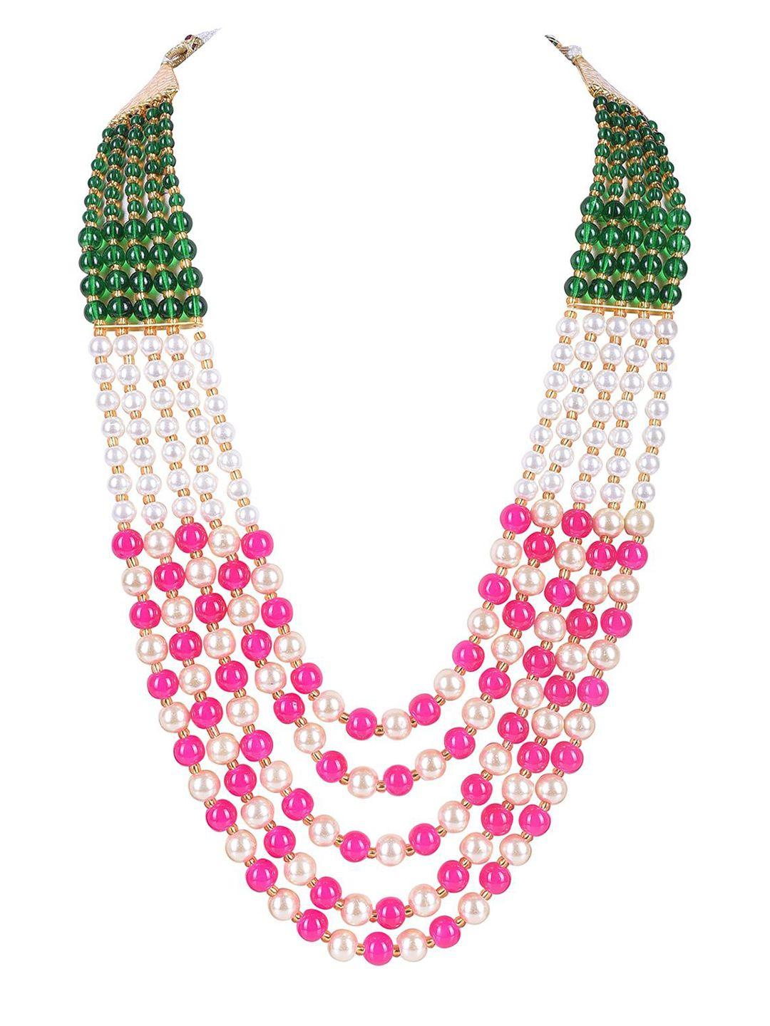 ratnavali jewels layered statement necklace