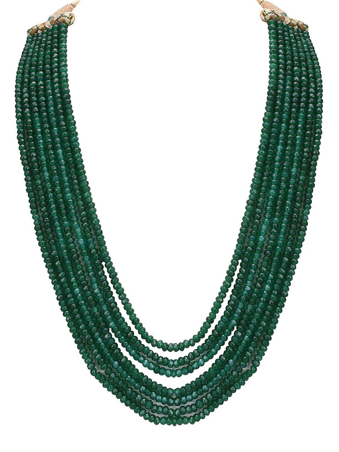 ratnavali jewels onyx layered necklace