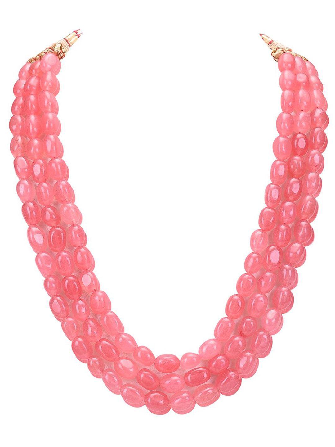 ratnavali jewels quartz layered necklace