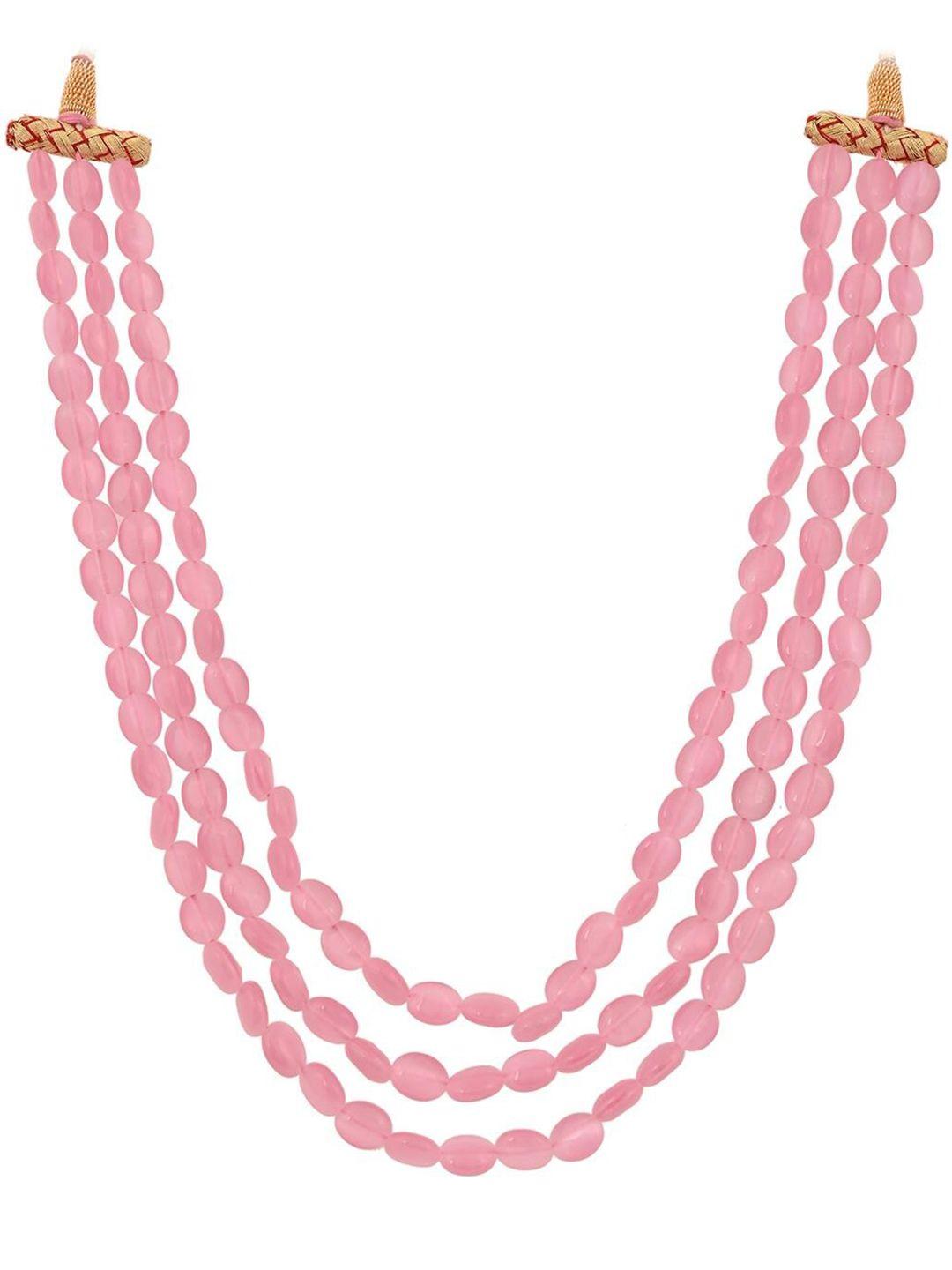 ratnavali jewels quartz layered necklace