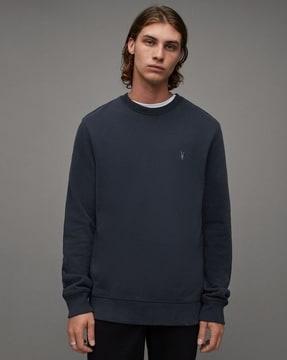 raven cotton slim fit sweatshirt