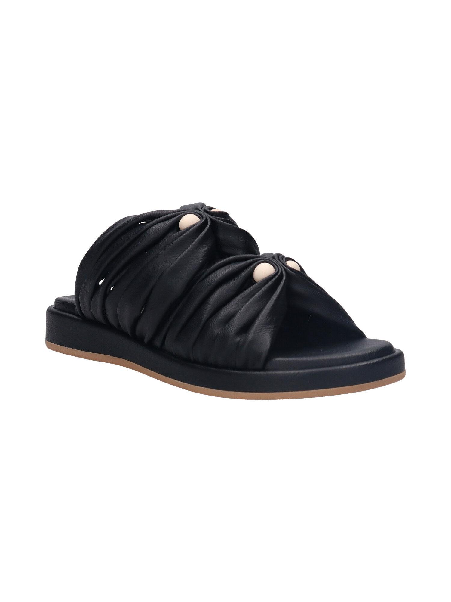 ravenna black flats for women