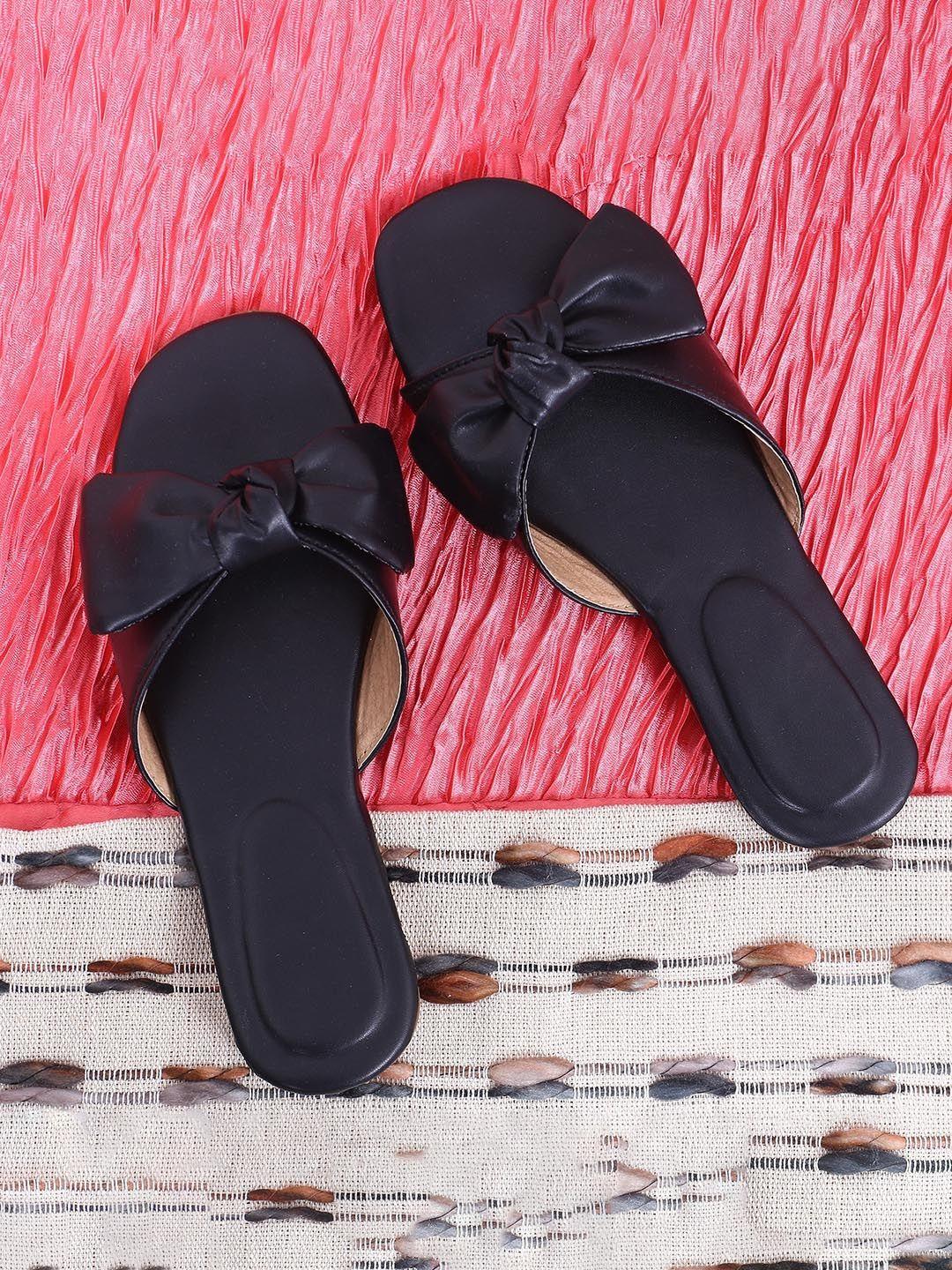 ravis open toe flats with bows