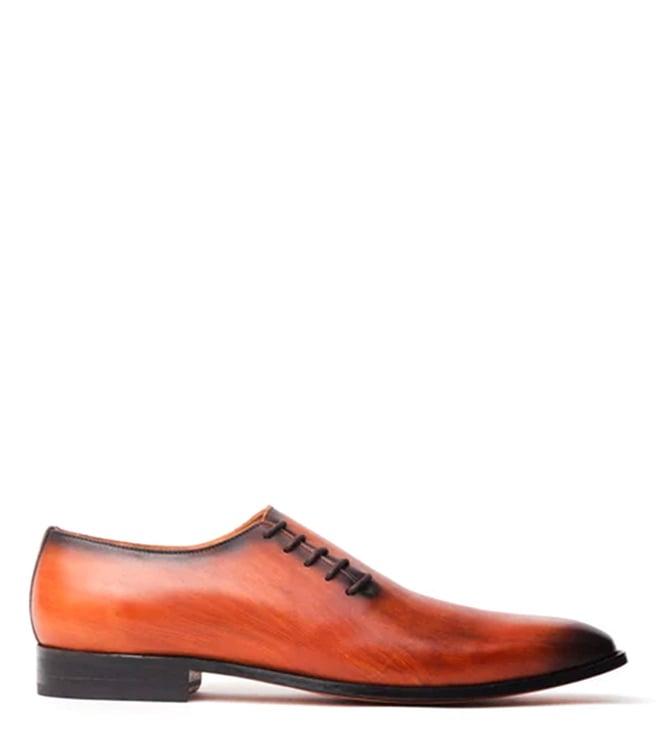 rawls men's henry cognac oxford shoes