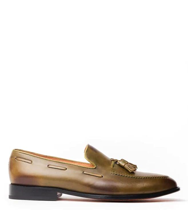 rawls men's hudson tassel olive mocassins