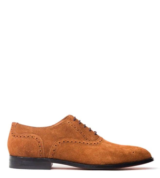 rawls men's jaxon semi cognac oxford shoes