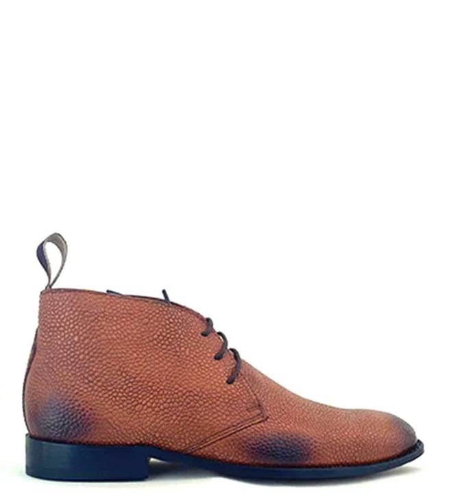 rawls men's lakka medium brown grain chukka boots