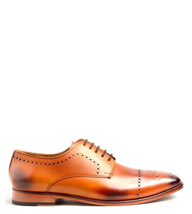 rawls men's marshall tan derby shoes