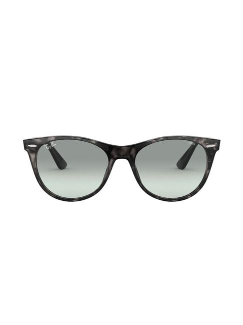 ray-ban 0rb2185 light grey evolve icons round sunglasses - 52 mm