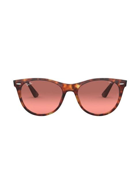 ray-ban 0rb2185 red evolve icons round sunglasses - 52 mm