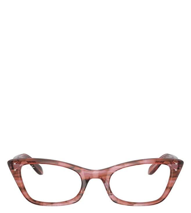 ray-ban 0rx5499836349 pink cat eye frames for women