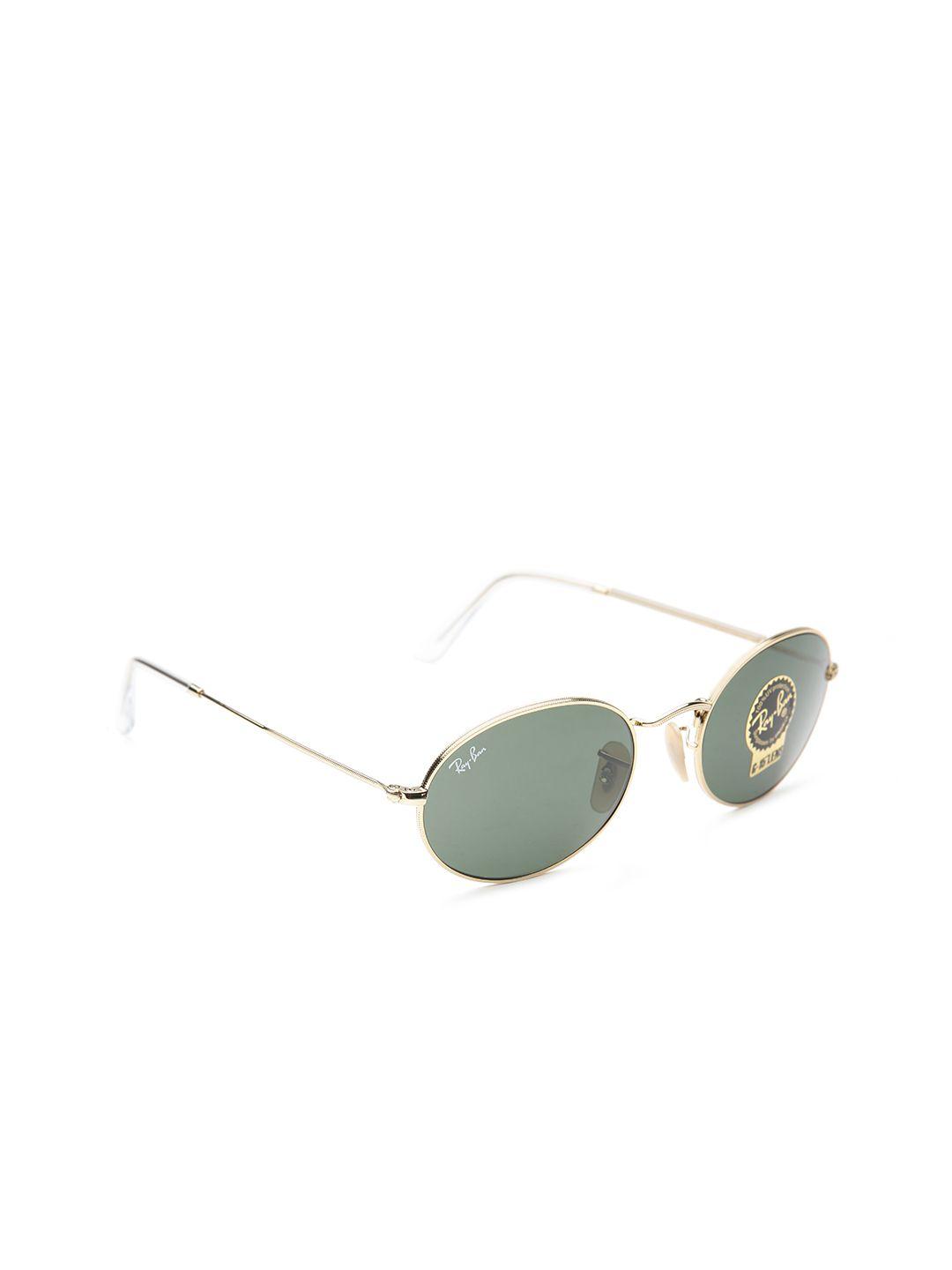 ray-ban unisex oval sunglasses 0rb3547001/31