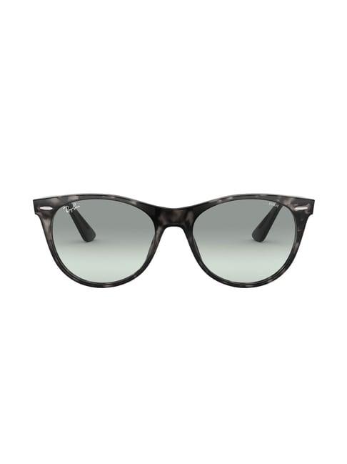 ray-ban 0rb2185 light grey evolve icons round sunglasses - 52 mm