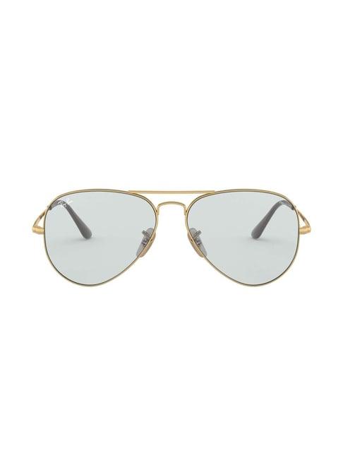 ray-ban 0rb3689 sky blue evolve icons aviator - 58 mm