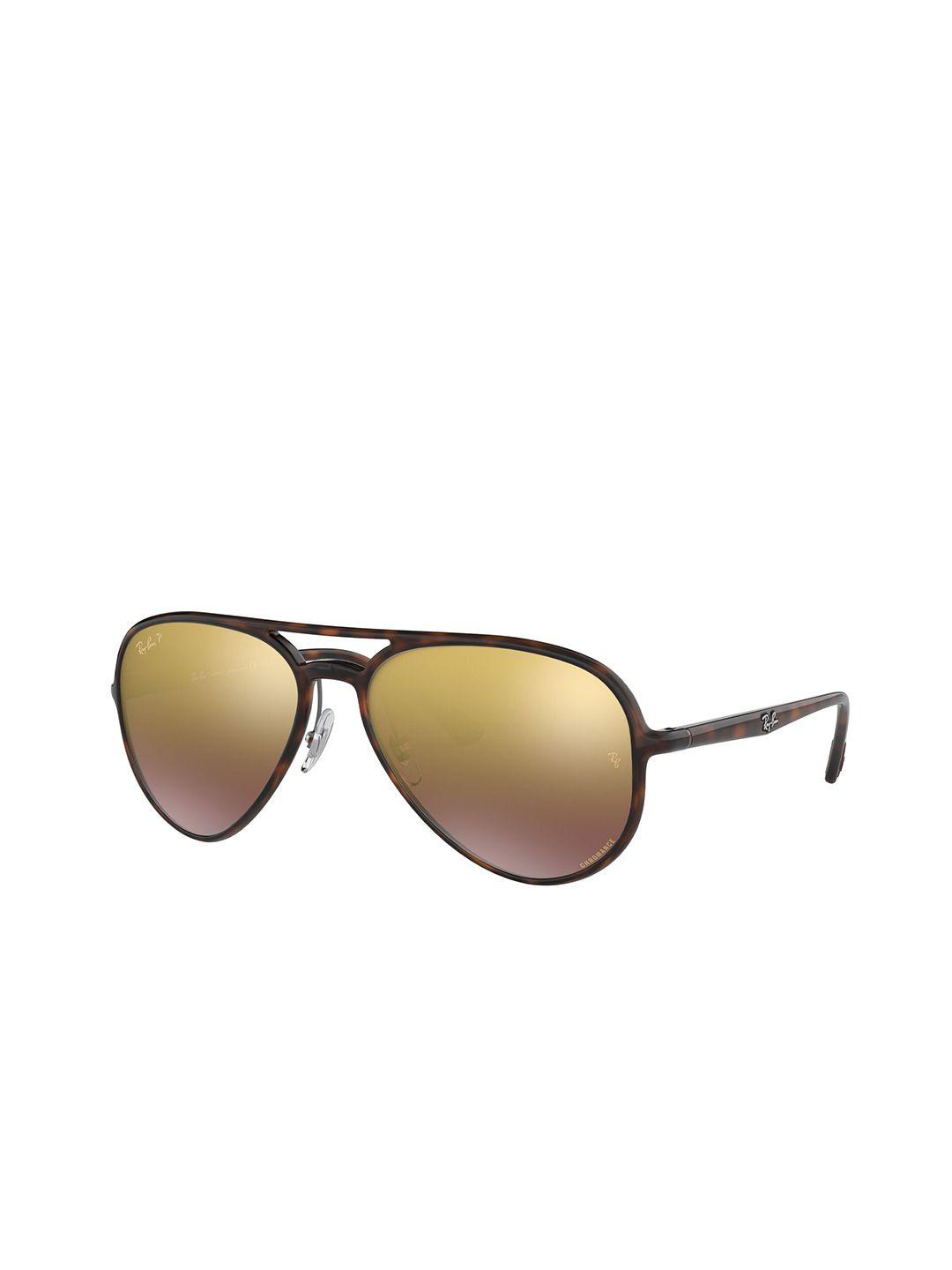 ray-ban aviator sunglasses with polarised lens 8056597017398