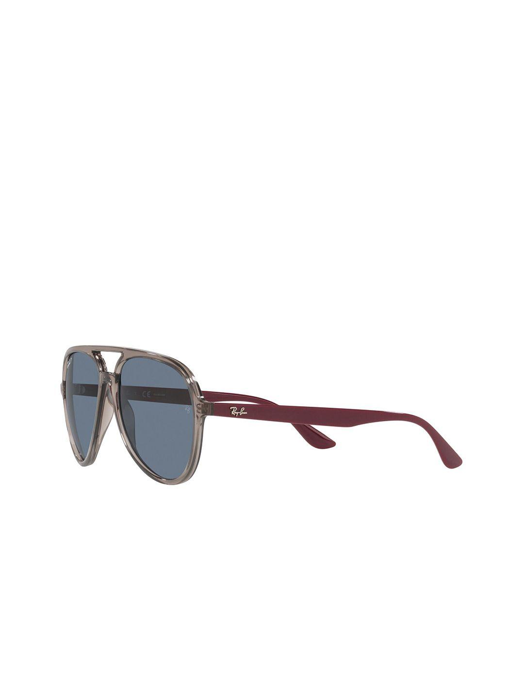 ray-ban full rim aviator sunglasses with polarised lens 8056597626606