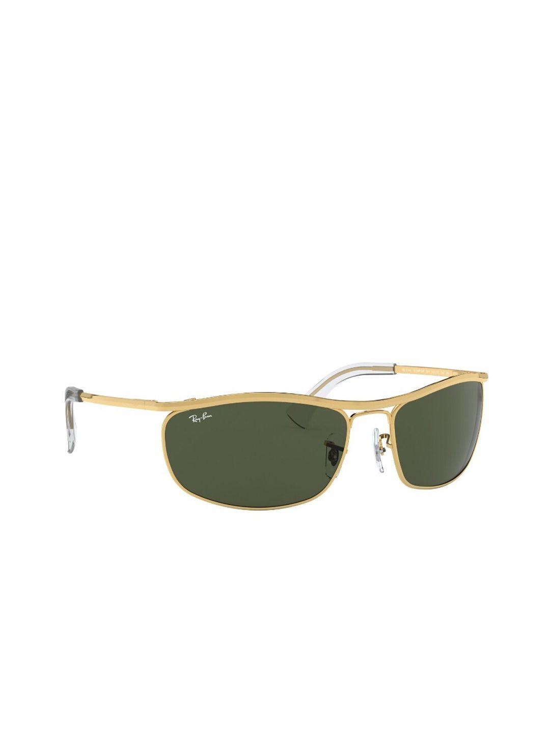 ray-ban full rim rectangle sunglasses with uv protected lens