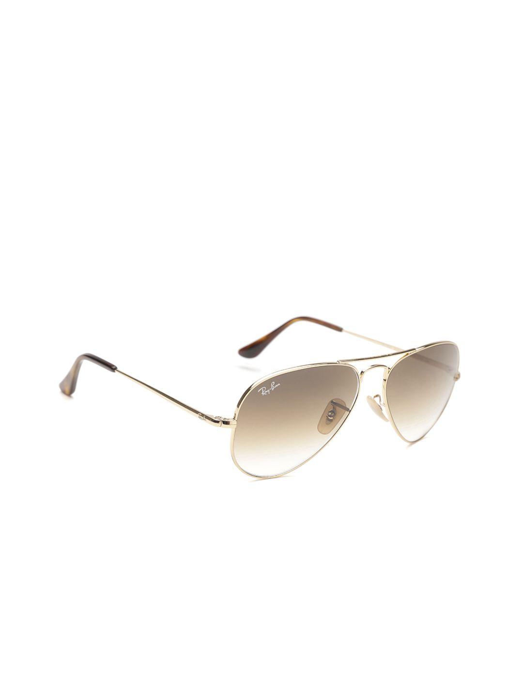 ray-ban unisex aviator sunglasses 0rb3689914751