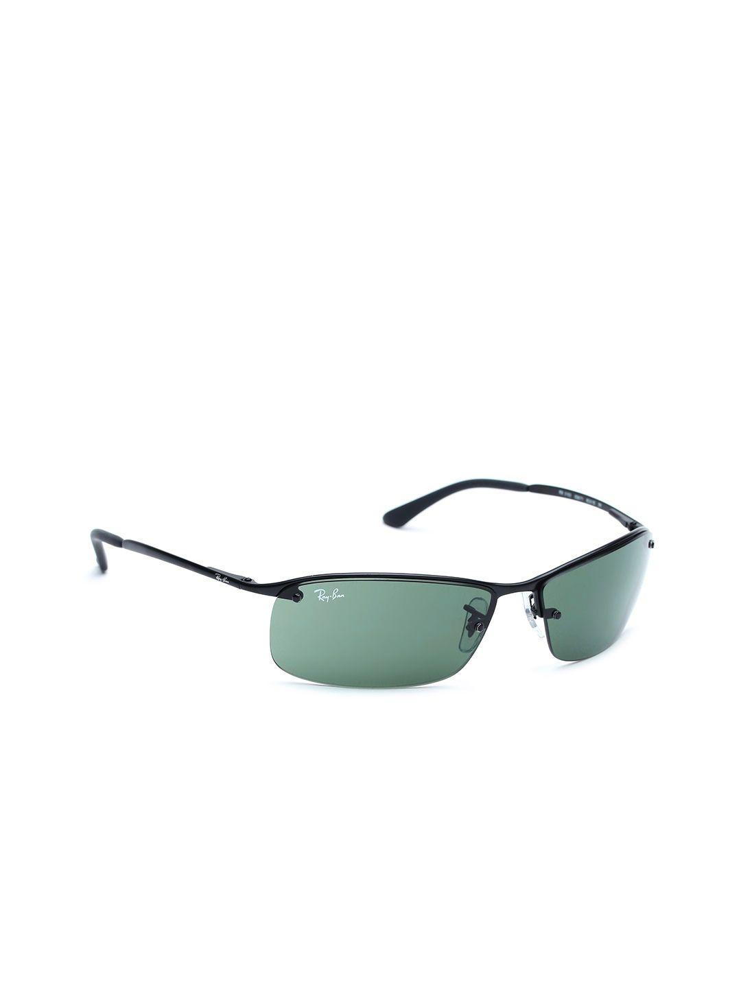 ray-ban unisex rectangular sunglasses 0rb3183-006/71